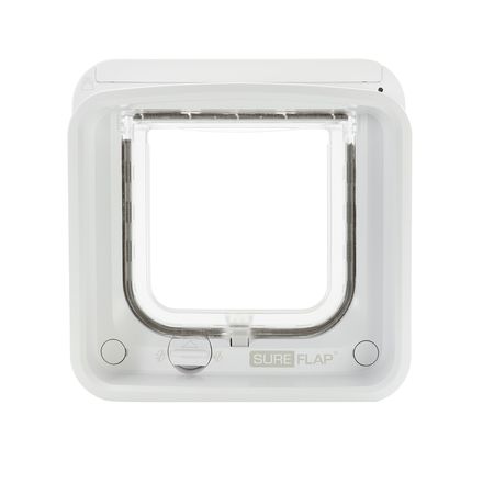 SureFlap Microchip Cat Flap Connect - SureFlap Microchip Cat Flap – White (requires SureFlap Hub)