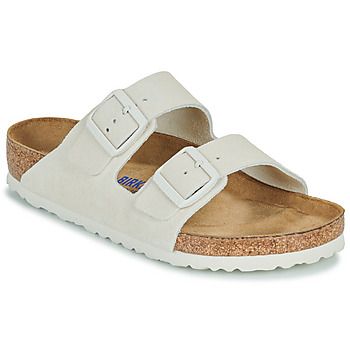 BIRKENSTOCK Mules / Casual Shoes Arizona SFB LEVE Antique White