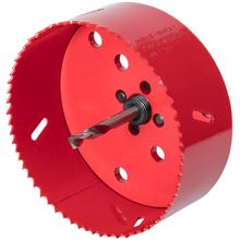 wolfcraft Hålsåg 112 mm bimetall röd 5496000
