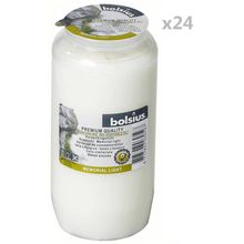 Bolsius Minneslys Compo No 7 24 stk gjennomsiktig