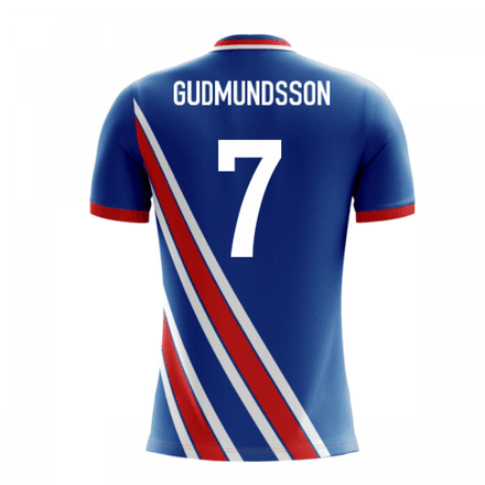 2018-19 Iceland Airo Concept Home Shirt (Gudmundsson 7)