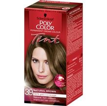 Schwarzkopf Poly Color - Permanent Cream Colour - Natural Brown 39