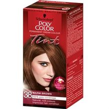 Schwarzkopf Poly Color - Permanent Cream Colour - Warm Brown 38