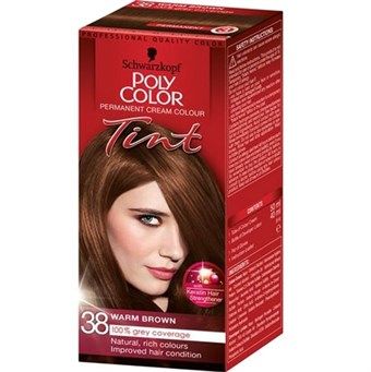 Schwarzkopf Poly Color - Permanent Cream Colour - Warm Brown 38