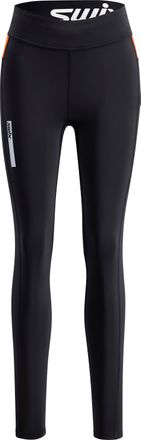 Swix Women's Roadline Tights Black Treningsbukser L