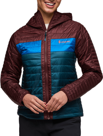 Cotopaxi Women's Capa Insulated Hooded Jacket Chestnut And Abyss Syntetjakker mellomlag L