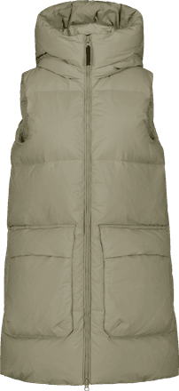 Dolomite Women's Fitzroy H Vest Long Safari Brown Fôrede vester L
