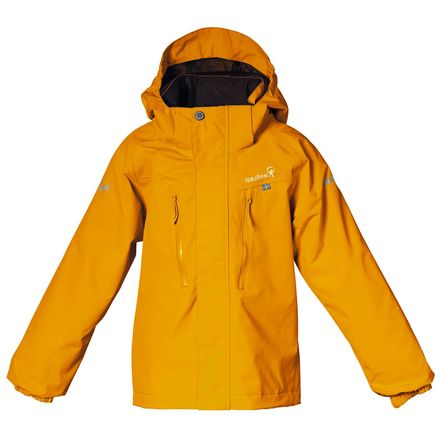 Isbjörn of Sweden Kids' Storm Hard Shell Jacket Saffron Skalljakker 98/104
