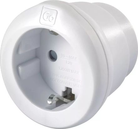 Go Travel EU-USA Adaptor White Elektroniktillbehör OneSize