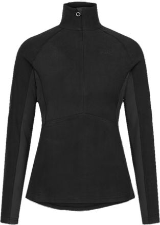 Johaug Women's Fusion Fleece Half Zip Black Mellomlag trøyer M