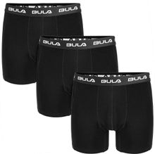 Bula Men's Frame 3pk Boxers Black Undertøy S