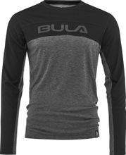 Bula Men's Retro Merino Wool Crew Black Undertøy overdel S