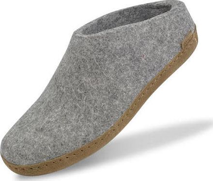 Glerups Unisex Slip-on With Leather Sole Grey Övriga skor 46