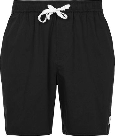 Knowledge Cotton Apparel Men's Swim Shorts With Elastic Waist Black Jet Badetøy S