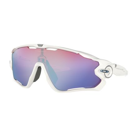 Oakley Jawbreaker White/Prizm Snow Sapphire Sportsbriller PRIZM ROAD OneSize