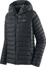 Patagonia Women's Down Sweater Hoody Black Dunfyllda mellanlagersjackor S