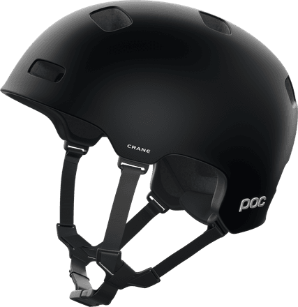 POC Crane Mips Uranium Black Matt Sykkelhjelmer S (51-54)