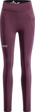 Swix Women's Pace High Waist Tights Plum Treningsbukser S