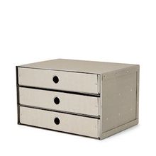 Box Trippel 25x35cm Beige