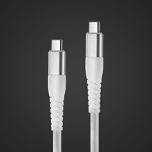 Linocell Premium Kevlar USB-C 3.2-kabel - Hvit 3 m