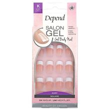 Depend Salon Gel Rosa Square Kort