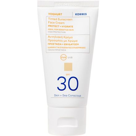 KORRES Yoghurt Tinted Sunscreen Face Cream SPF30 50 ml