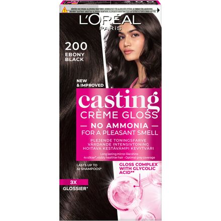 L'Oréal Paris Casting Creme Gloss Ebony Black - 1 pcs