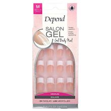 Depend Salon Gel Rosa Square Medium