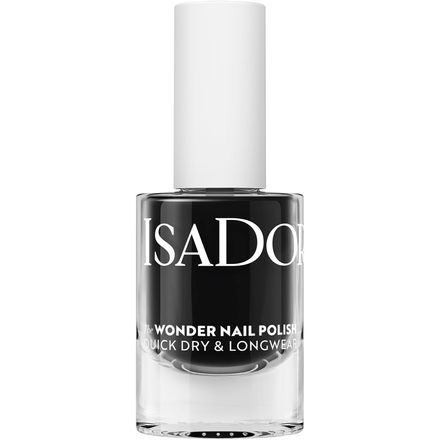 IsaDora The Wonder Nail Polish Quick dry & Longwear Black Lacquer - 5 ml