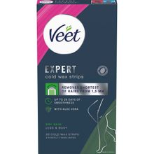 Veet Wax Strips Easy Grip For Dry Skin 20Pcs