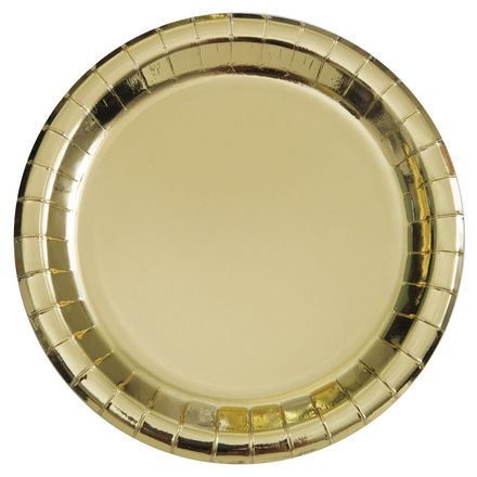 Pappersassietter Guld Metallic