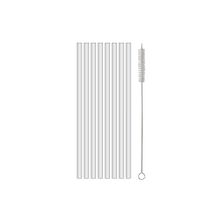 Koziol - CHEERS Sugrör 20cm Set/8 inkl borste