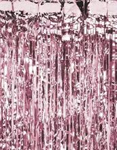 Gullfarget Rose Partygardin/Glittergardin 100x200 cm