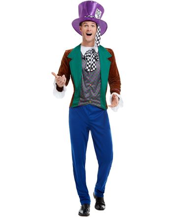 Mad Hatter Inspirert Kostyme til Mann - Strl XL