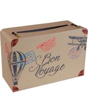 1stk Bon Voyage Penge/Brevboks 24x16x10 cm
