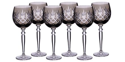 Gurasu Pure Lux Traditional Wine Goblets (set of 6) (available in 4 colours)