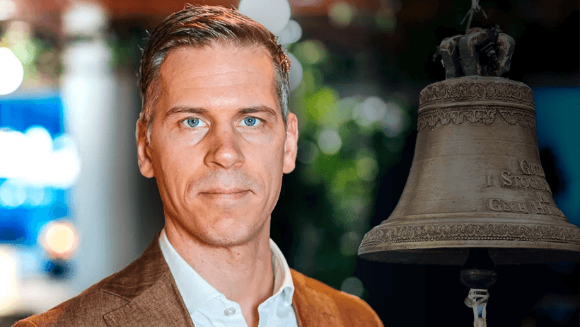 Andreas Dalhäll Stockholmsbörsen Nasdaq klocka börsklocka