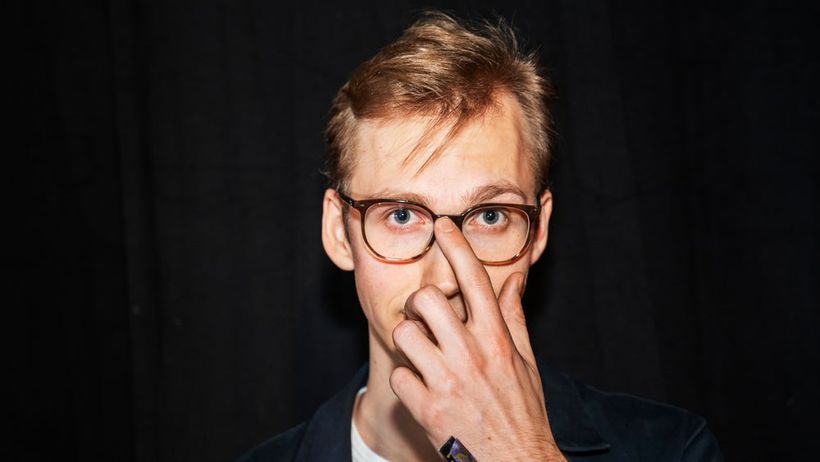 Max Junestrand, vd och grundare av Legora, under techmässan Slush 2025. 