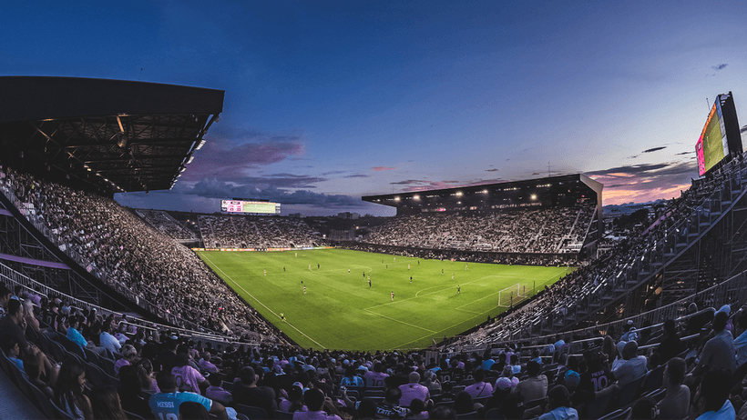 Chase Stadium i Fort Lauderdale, Inter Miamis hemmaarena utanför Miami.