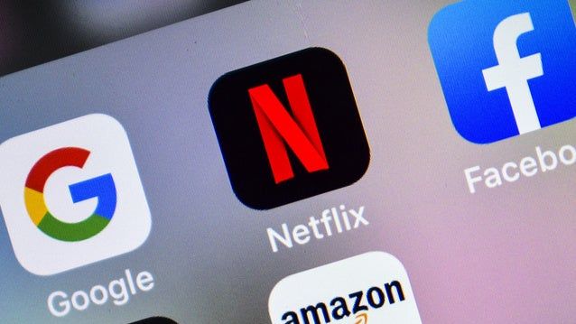 Netflix, Google, Facebook, Amazon, appar, streaming