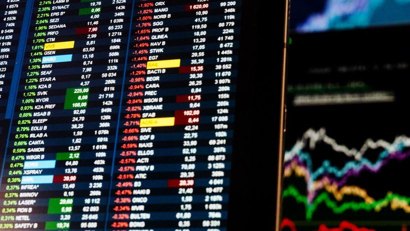 2026-08-28 
genre genrebild aktiekurs stockholmbörsen börsen börs graf aktiehandel
 upp ner grönt rött