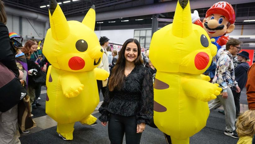 Kulturminister Paris Liljestrand på Comicon