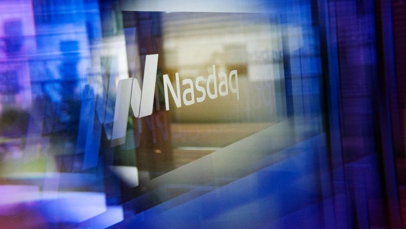 2026-02-10 Stockholm Mäster Samuelsgatan 56 Nasdaq  genrebild skylt 