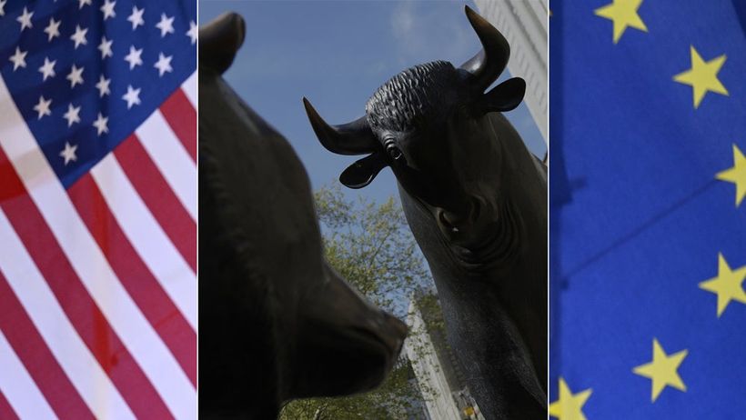Europa USA börs tjurmarknad björnmarknad