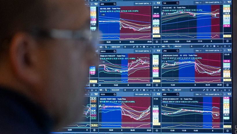 Wall Street Nasdaq NYSE genrebild börsen USA New York