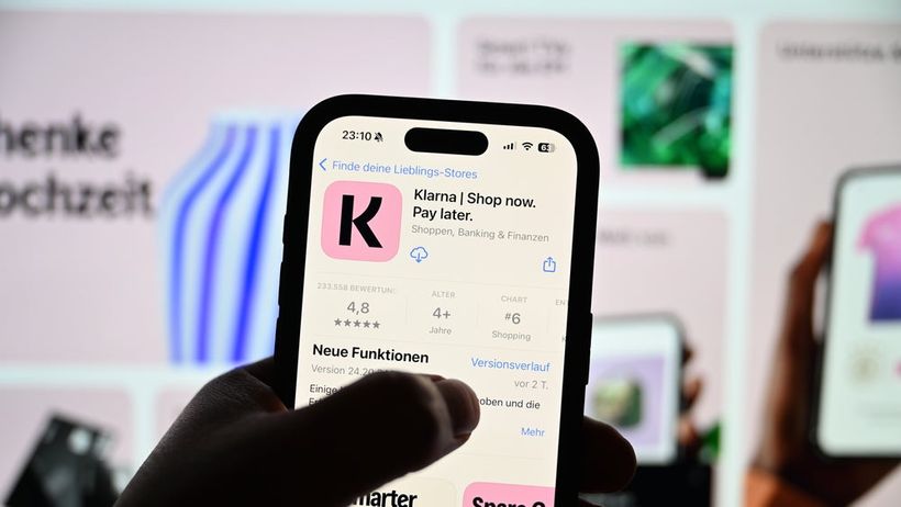 Klarna app.