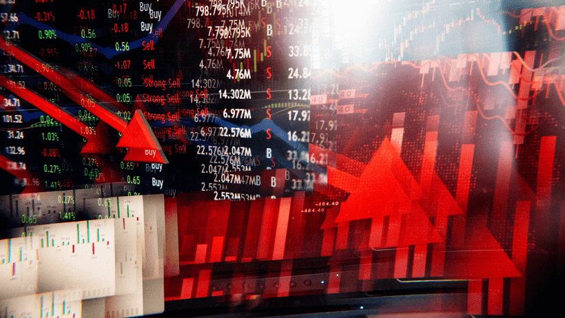 Stockholmsbörsen börs Nasdaq Sverige röda siffror röd rasar faller kraschar genrebild Lisa Mattisson