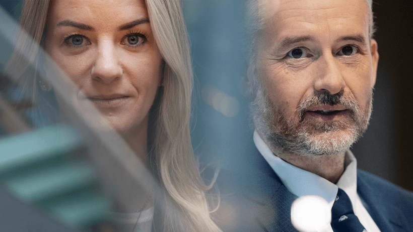 Maria Landeborn, seniorstrateg på Danske Bank och Esbjörn Lundevall, aktiestrateg på SEB