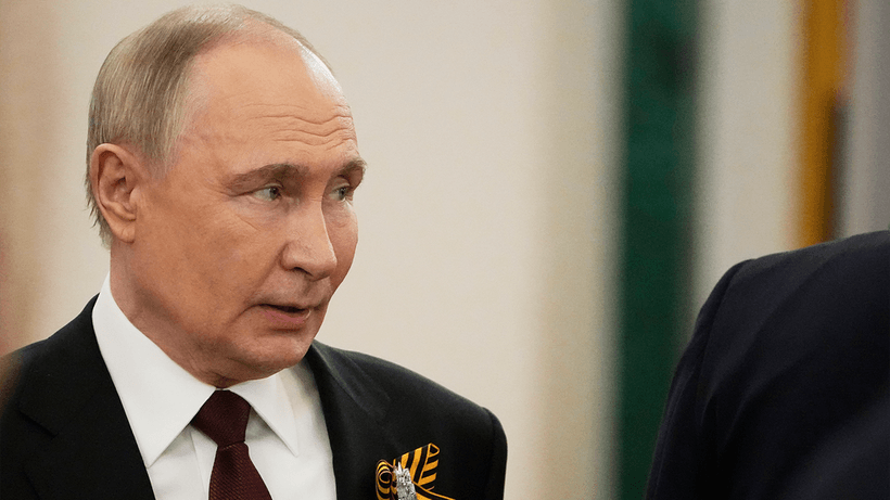 Rysslands president Vladimir Putin under ”Segerdagen” 2025. 