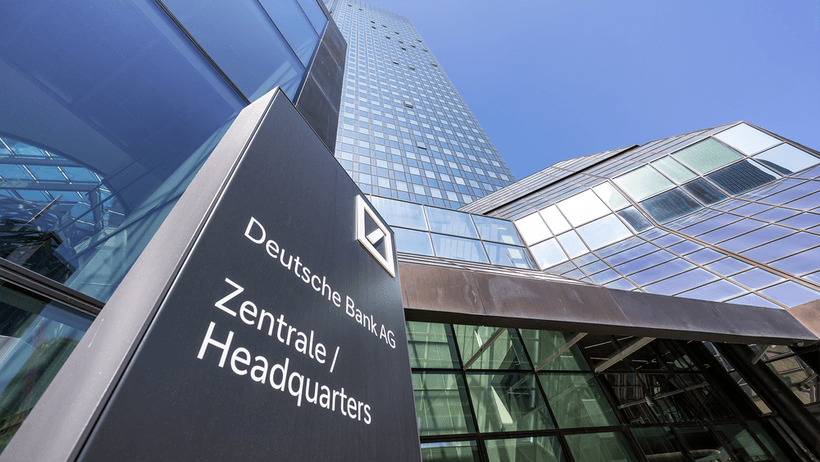 Deutsche Banks kontor i Frankfurt.